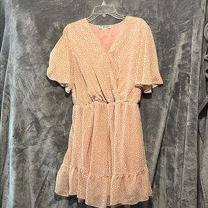 Wish Blush Pink Mini Dress